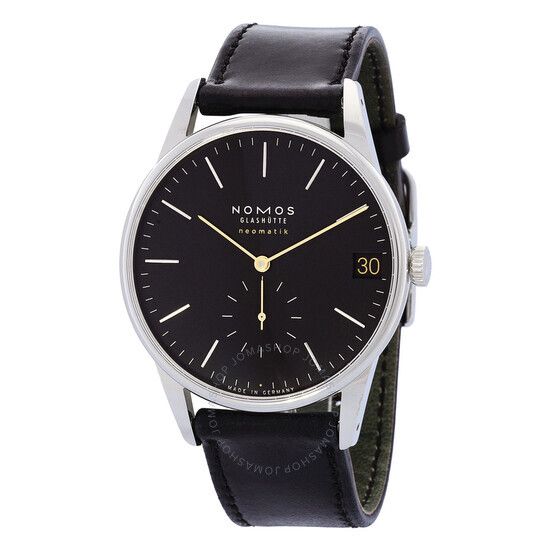오리온 오토매틱 블랙 다이얼 남성 시계 Nomos Orion Neomatik 41 Automatic Black Dial Men's Watch 366 366