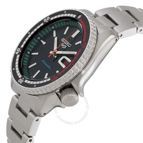 스포츠 오토매틱 블랙 다이얼 남성 시계 Seiko 5 Sports Automatic Black Dial Men's Watch SRPK13K1 SRPK13K1