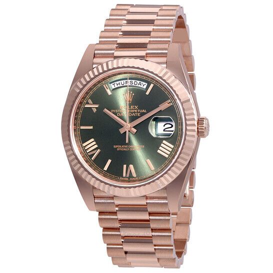 데이데이트 오토매틱 남성 시계 Rolex Day-Date Automatic Men's Watch 228235GNSRP M228235-0025