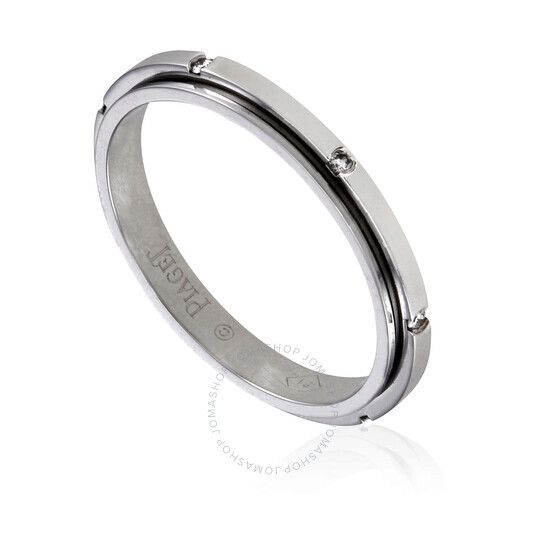 화이트 골드 다이아몬드 반지 Piaget Possession 18k White Gold .06 CT  Diamond Ring G34PR5