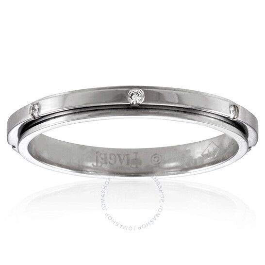 화이트 골드 다이아몬드 반지 Piaget Possession 18k White Gold .06 CT  Diamond Ring G34PR5