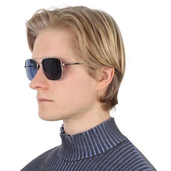 캘빈 클라인 블루 남성 선글라스 Calvin Klein Blue Navigator Men's Sunglasses CK19136S 045 57 CK19136S 045 57