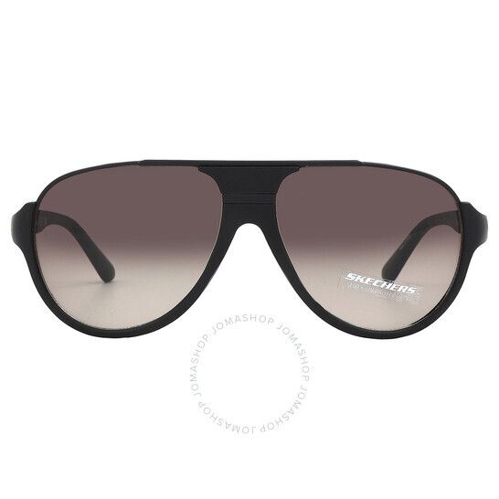 그라디언트 브라운 파일럿 남성 선글라스 Skechers Gradient Brown Pilot Men's Sunglasses SE6195 02F 58 SE6195 02F 58