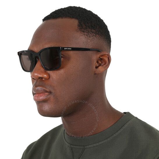 세인트 로랑 블랙 스퀘어 남성 선글라스 Saint Laurent Black Square Men's Sunglasses SL 500 001 54 SL 500 001 54