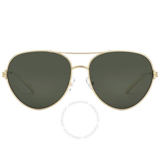 토리 버치 다크 파일럿 남성 선글라스 Tory Burch Dark Grenn Pilot Men's Sunglasses TY6098 335171 58 TY6098 335171 58