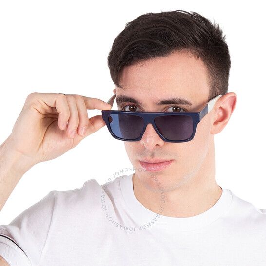 블루 남성 선글라스 Lacoste Blue Browline Men's Sunglasses L984S 410 57 L984S 410 57