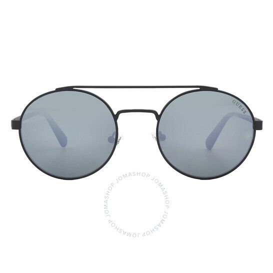 그린 라운드 남성 선글라스 Guess Green Mirror Round Men's Sunglasses GU6940 02Q 53 GU6940 02Q 53