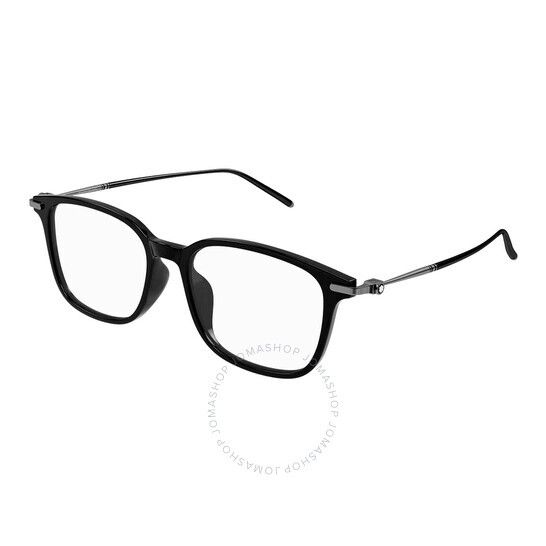 스퀘어 남성 Montblanc Demo Square Men's Eyeglasses MB0413OA 001 54 MB0413OA 001 54