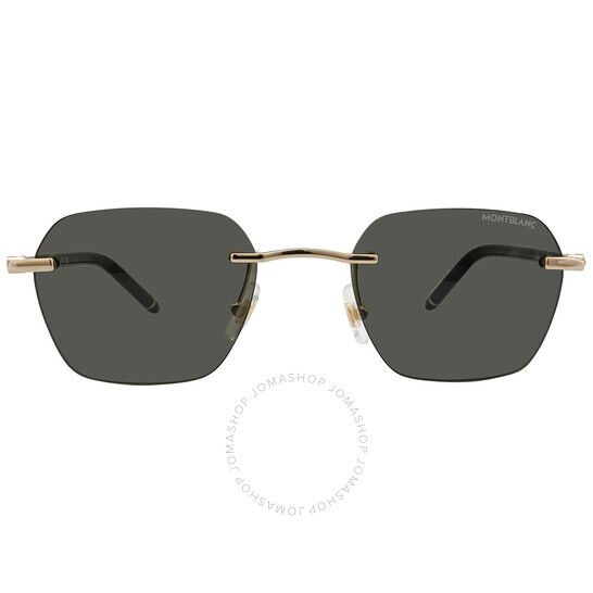 다크 그레이 지오메트릭 남성 선글라스 Montblanc Dark Grey Geometric Men's Sunglasses MB0270S 001 51 MB0270S 001 51