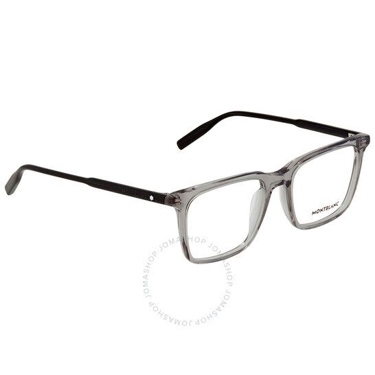 스퀘어 남성 Montblanc Demo Square Men's Eyeglasses MB0011O 009 52 MB0011O 009 52