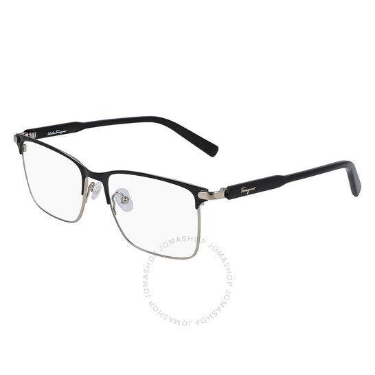 살바토레 페라가모 남성 Salvatore Ferragamo Demo Rectangular Men's Eyeglasses SF2179 718 55 SF2179 718 55