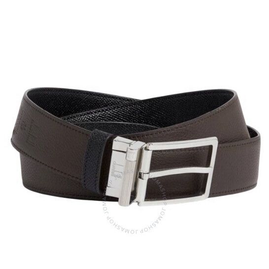 리버시블 가죽 벨트 Dunhill Reversible 35mm Cadogan Leather Belt, Size 42" DU24F4T21AP001