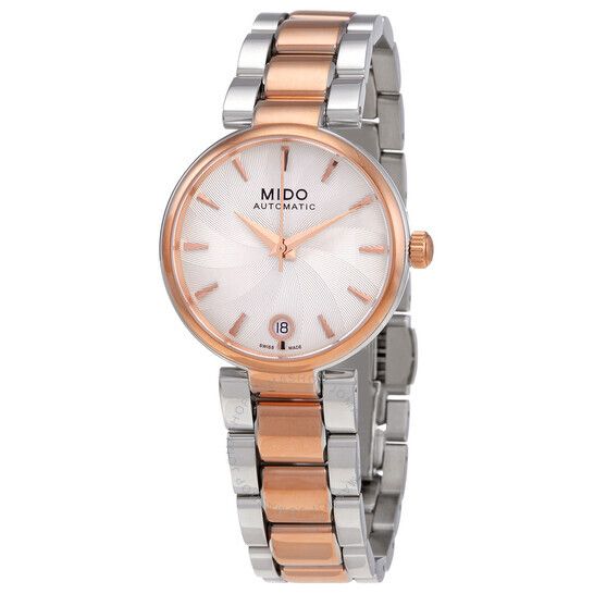 오토매틱 실버 다이얼 여성 시계 Mido Baroncelli Donna Automatic Silver Dial Ladies Watch M0222072203110 M0222072203110