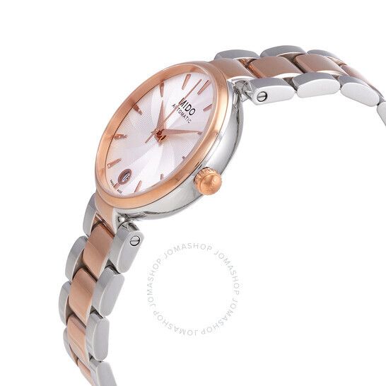 오토매틱 실버 다이얼 여성 시계 Mido Baroncelli Donna Automatic Silver Dial Ladies Watch M0222072203110 M0222072203110