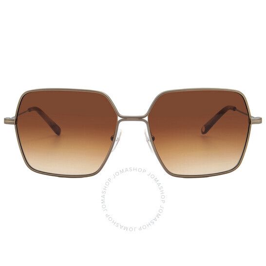 스퀘어 여성 선글라스 Garrett Leight MEADOW SUN Brunette Square Ladies Sunglasses 4067 ATG-VINBRT/BRNTG 56 4067 ATG-VINBRT/BRNTG 56