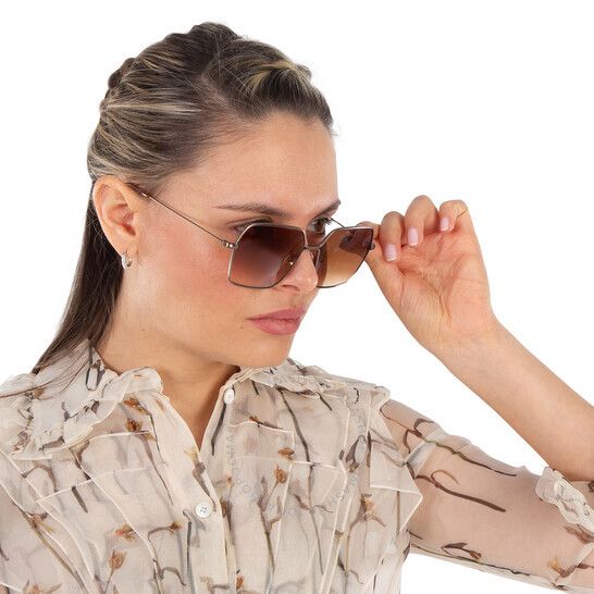 스퀘어 여성 선글라스 Garrett Leight MEADOW SUN Brunette Square Ladies Sunglasses 4067 ATG-VINBRT/BRNTG 56 4067 ATG-VINBRT/BRNTG 56