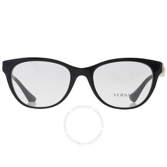 베르사체 캣 아이 여성 Versace Demo Cat Eye Ladies Eyeglasses VE3330F GB1 55 VE3330F GB1 55