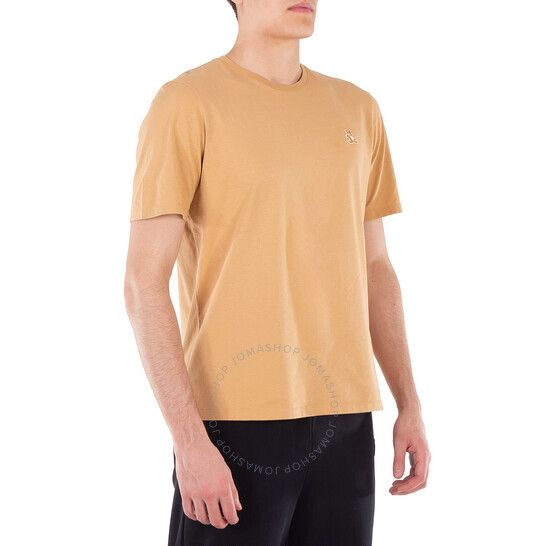 메종 칠랙스 폭스 패치 코튼 티셔츠 Maison Kitsune Chillax Fox Patch Cotton T-Shirt LM00110KJ0008-CHAMOMILE