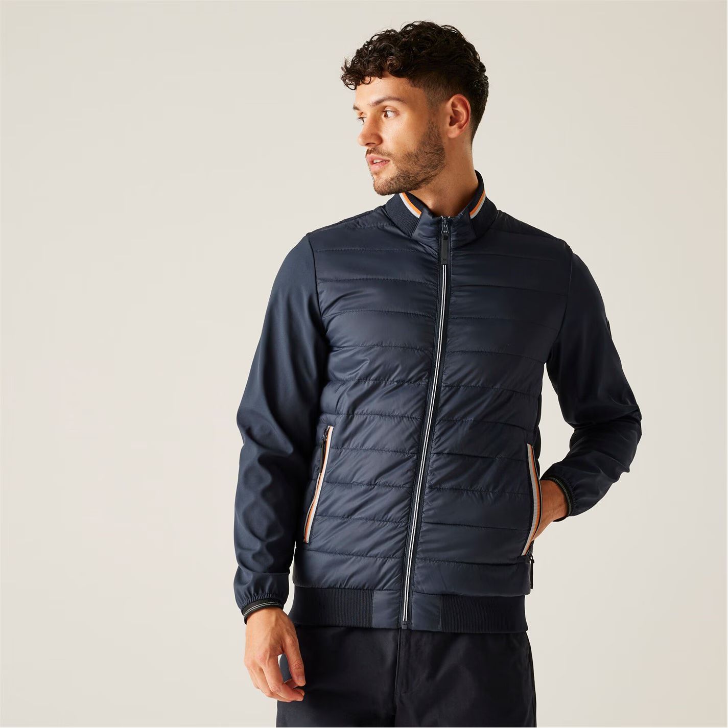 자켓 네이비 Brennon Jacket Navy 31356318