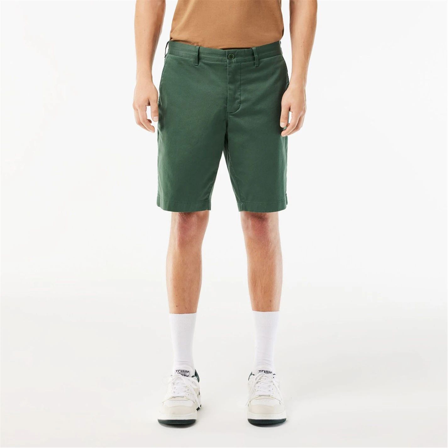 슬림 핏 스트래치 코튼 바지 그린 Slim Fit Stretch Cotton Shorts Green 30658115