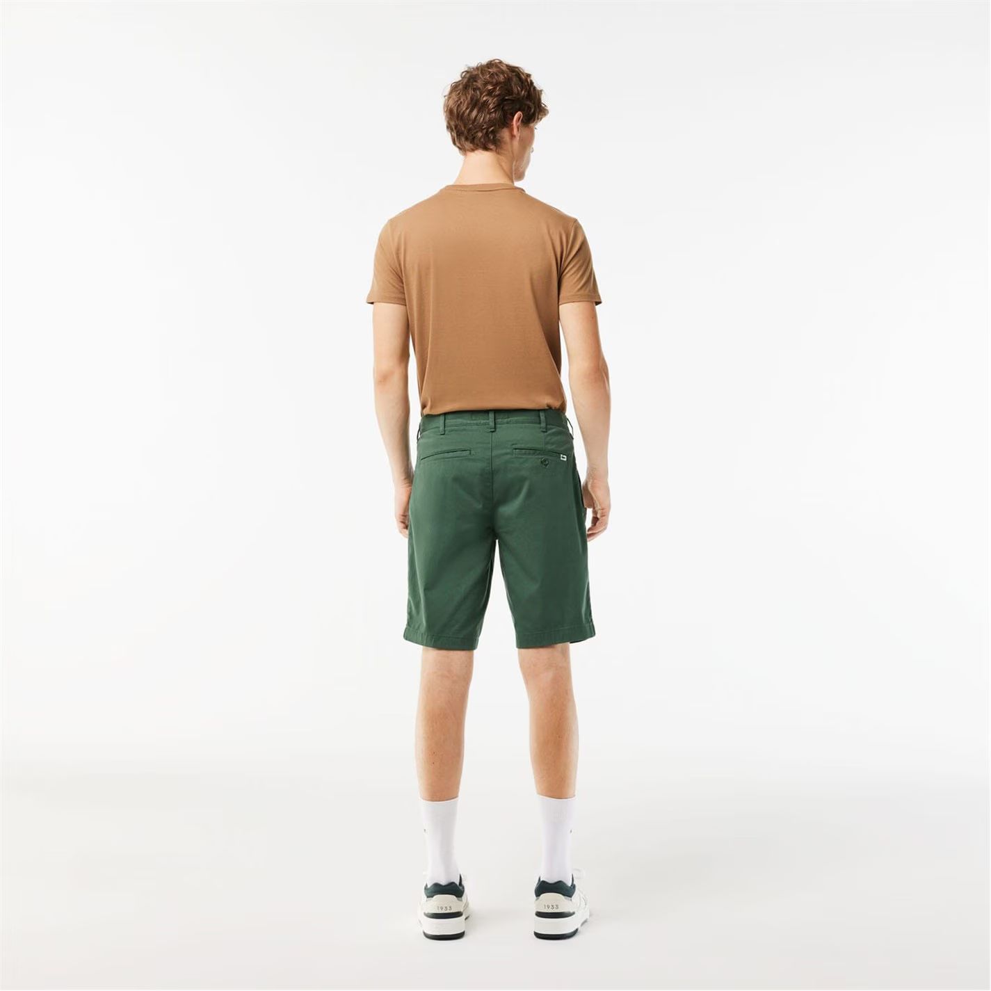 슬림 핏 스트래치 코튼 바지 그린 Slim Fit Stretch Cotton Shorts Green 30658115