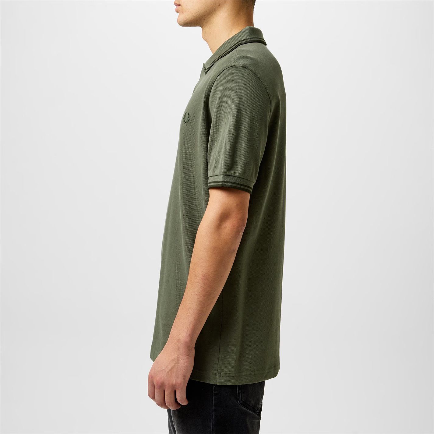 숏 슬리브 폴로 셔츠 Short Sleeve Twin Tipped Polo Shirt 542135 Laurel Wreath