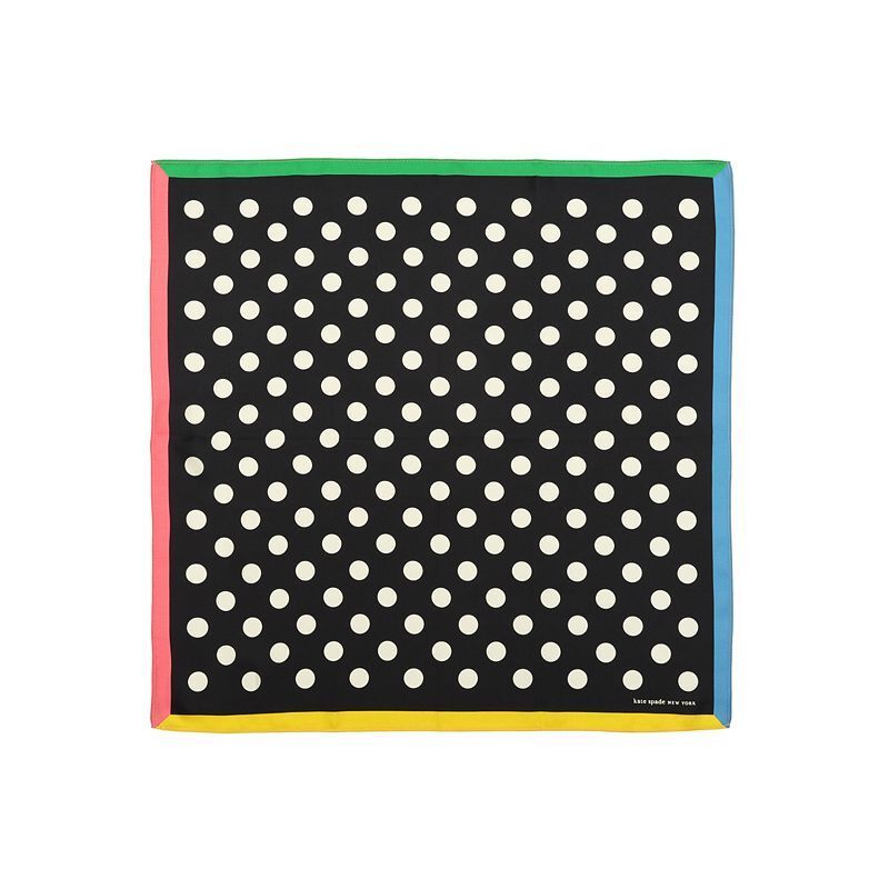 여성 실크 반다나 스카프 Women's Breezy Dot Silk Bandana Scarf 22443577 Planetary Navy Cream
