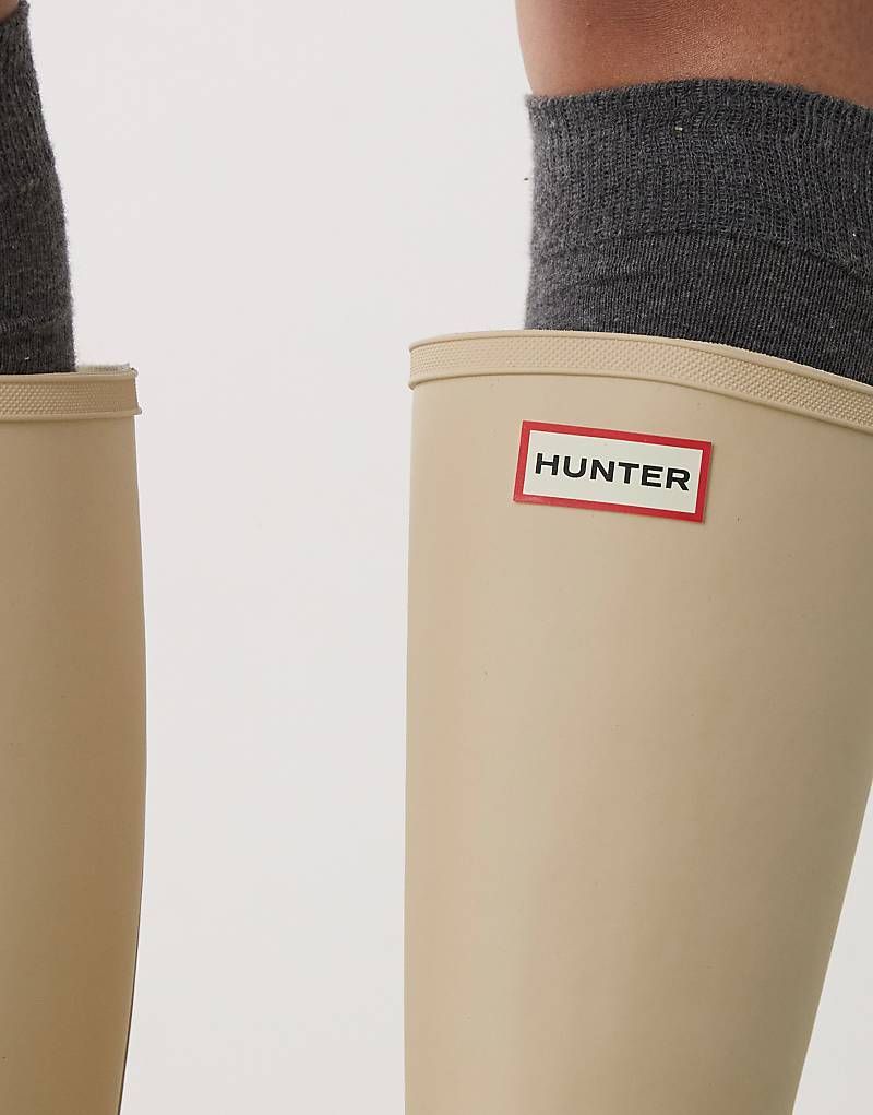 톨 베이지 Tall   Downpour   Gummistiefel in Beige mit hohem Schaft 207741844GRAU