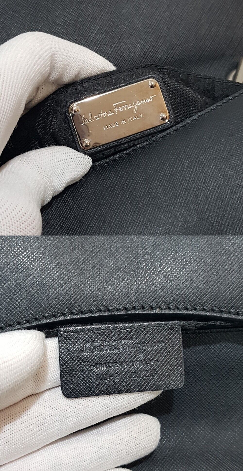 Salvatore Ferragamo Gancini Chain Shoulder Bag 12345