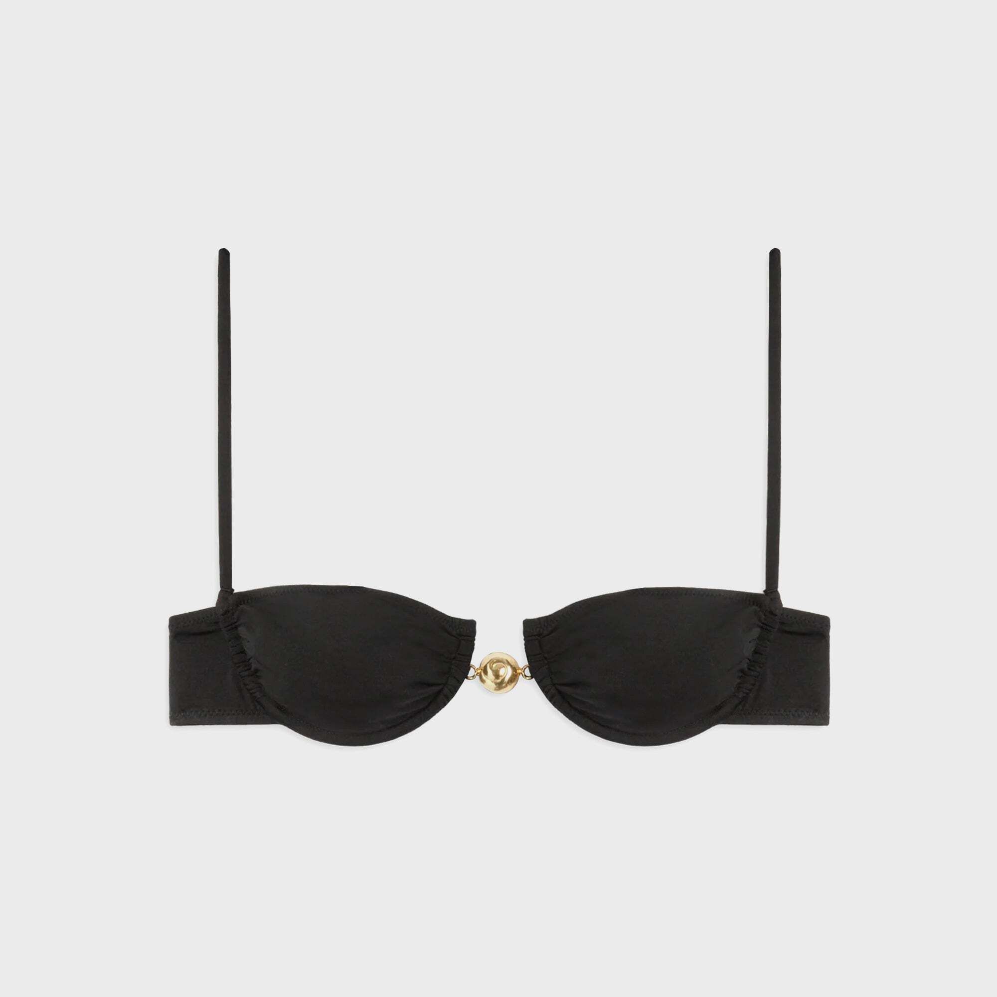 비키니 탑 블랙 Reina Olga Hammond Bikini Top - Black Lurex 8285292757120