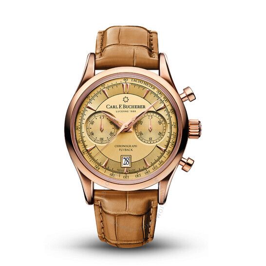 크로노그라프 오토매틱 다이얼 시계 Carl F. Bucherer Manero Flyback Chronograph Automatic Champagne Dial Watch 00.10919.03.43.01 00.10919.03.43.01
