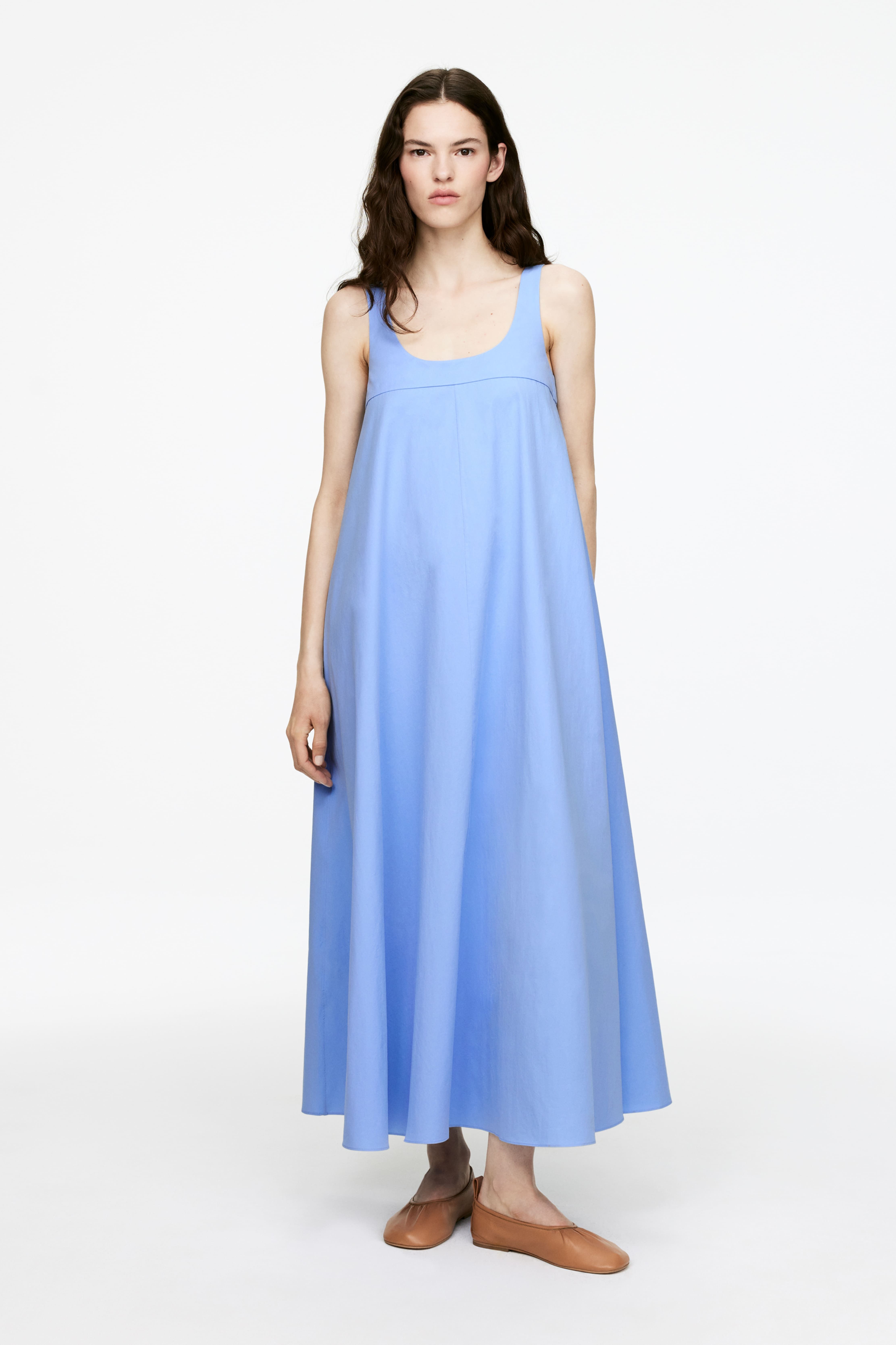 코튼 맥시 드레스 Cotton Maxi Dress 1284213001