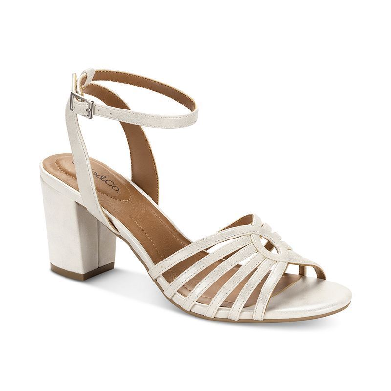 여성 드레스 샌들 Women's Perriee Dress Sandals, Exclusively at Macy's 20595075 Wht Linen