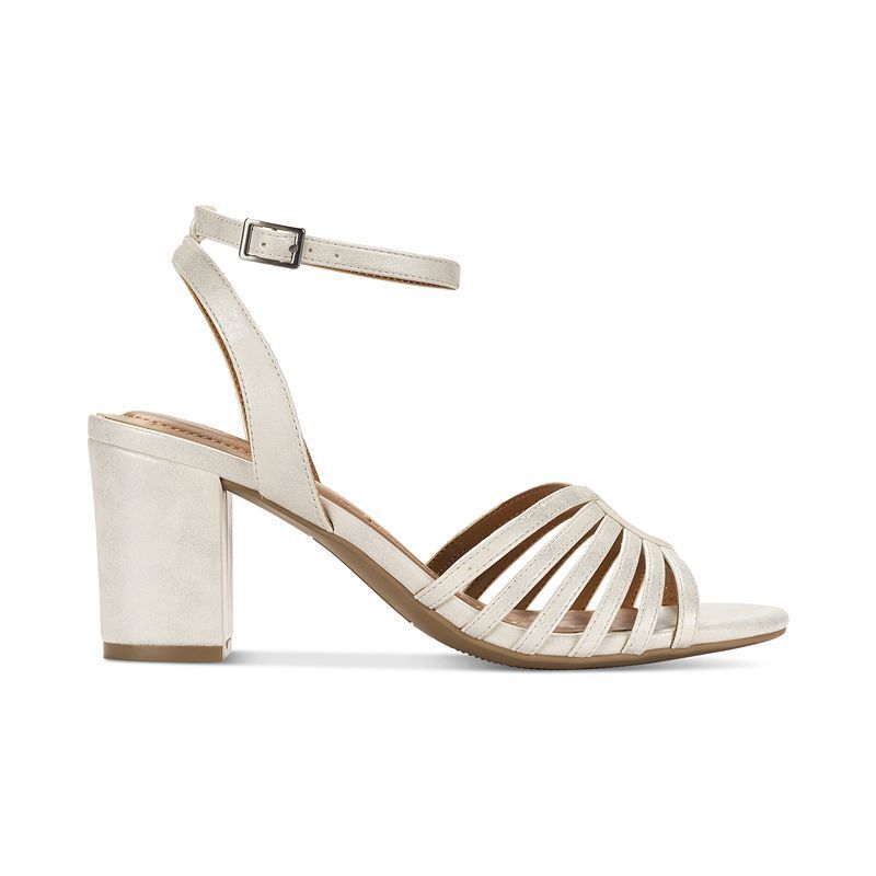 여성 드레스 샌들 Women's Perriee Dress Sandals, Exclusively at Macy's 20595075 Wht Linen