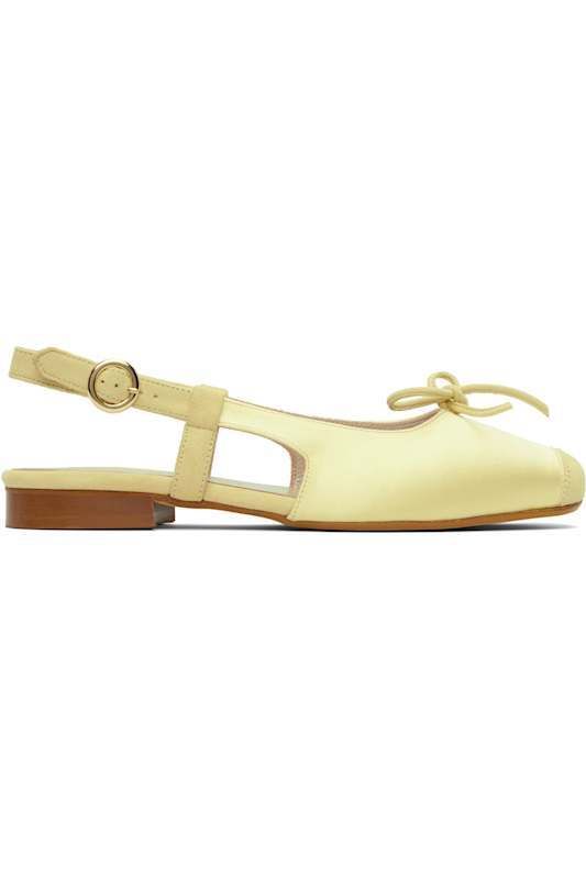 옐로우 에디션  발레리나 플랫슈즈 Yellow Reqins Edition Circee Ballerina Flats 17763781