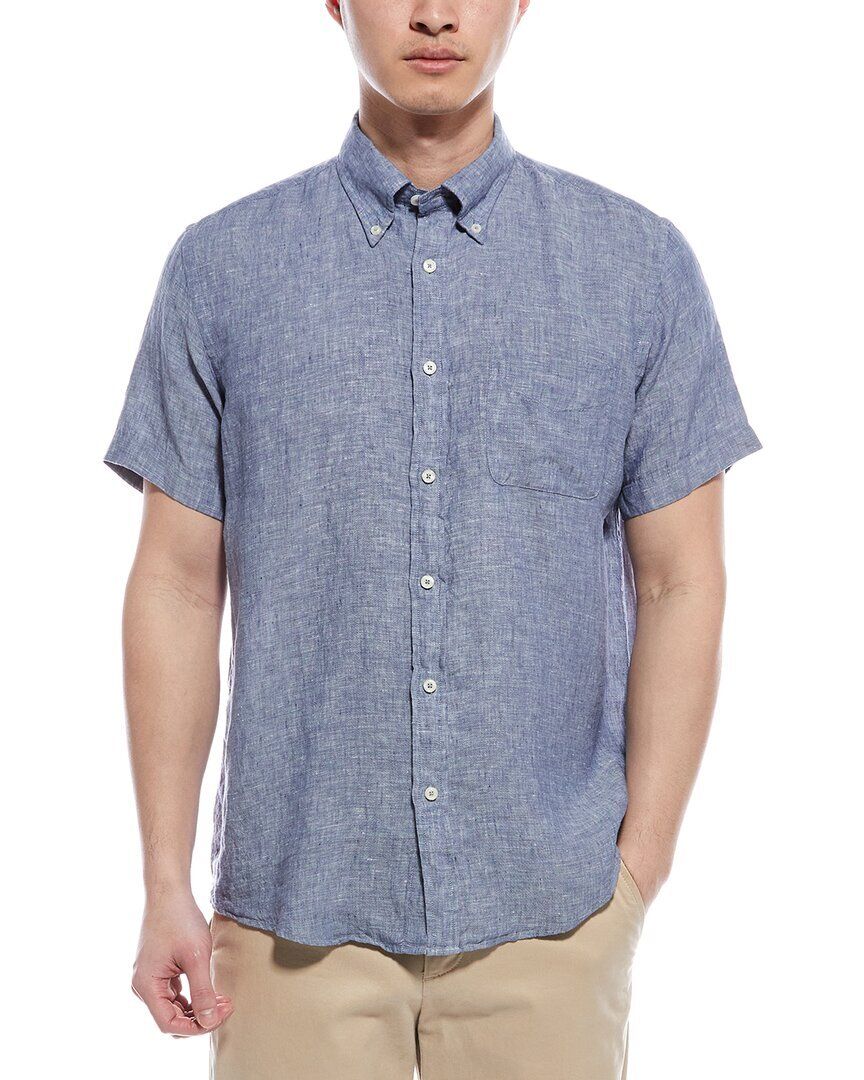 레귤러 핏 린넨 셔츠 Brooks Brothers Regular Fit Linen Shirt 1010001596