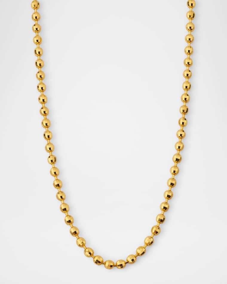 체인 목걸이 20k 3mm Disco Ball Chain Necklace, 18"L prod282430089YG