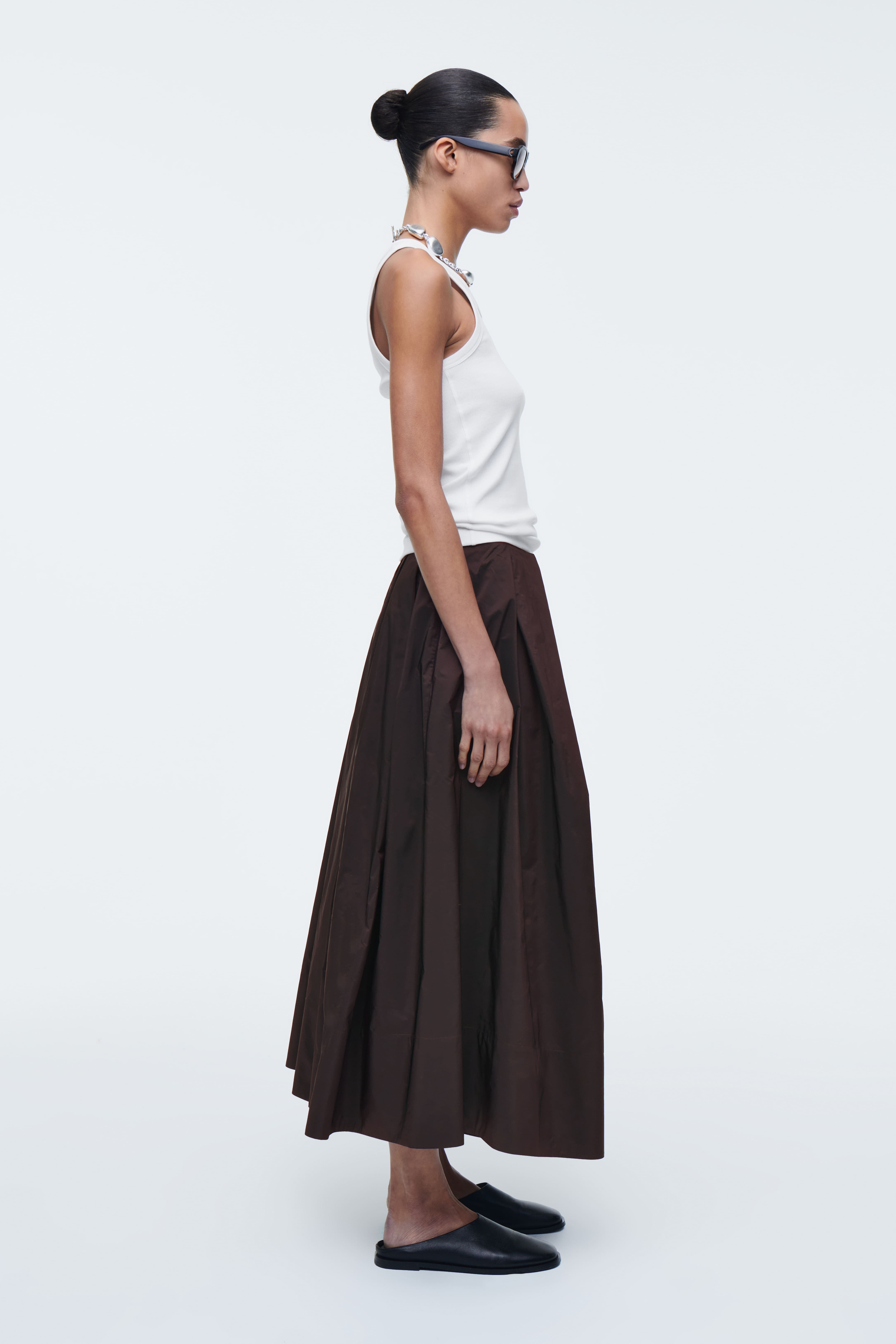 플리츠 큐롯 팬츠 VOLUMINOUS PLEATED CULOTTES 1277923001