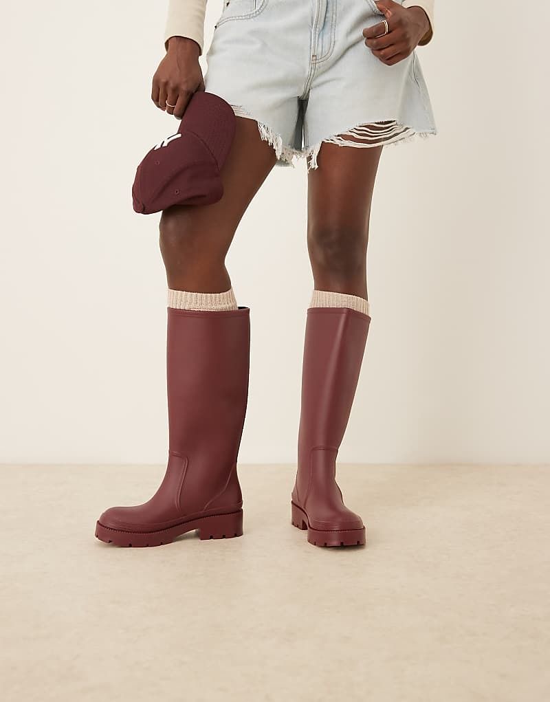 Ginny   Gummistiefel in Burgunderrot 207875933Dark Cherry