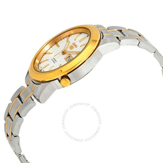 오토매틱 화이트 다이얼 남성 시계 Seiko Series 5 Automatic White Dial Men's Watch SNKE54 SNKE54