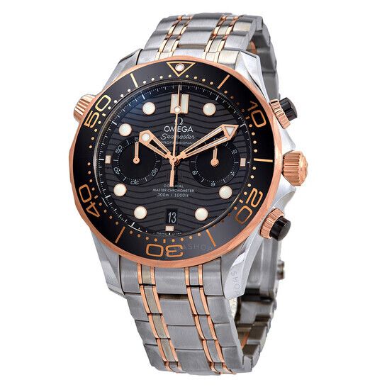 씨마스터 마스터 크로노그라프 오토매틱 크로노미터 블랙 다이얼 남성 시계 Omega Seamaster 300 Master Co-Axial Chronograph Automatic Chronometer Black Dial Men's Watch 210.20.44.51.01.001 210.20.44.51.01.001