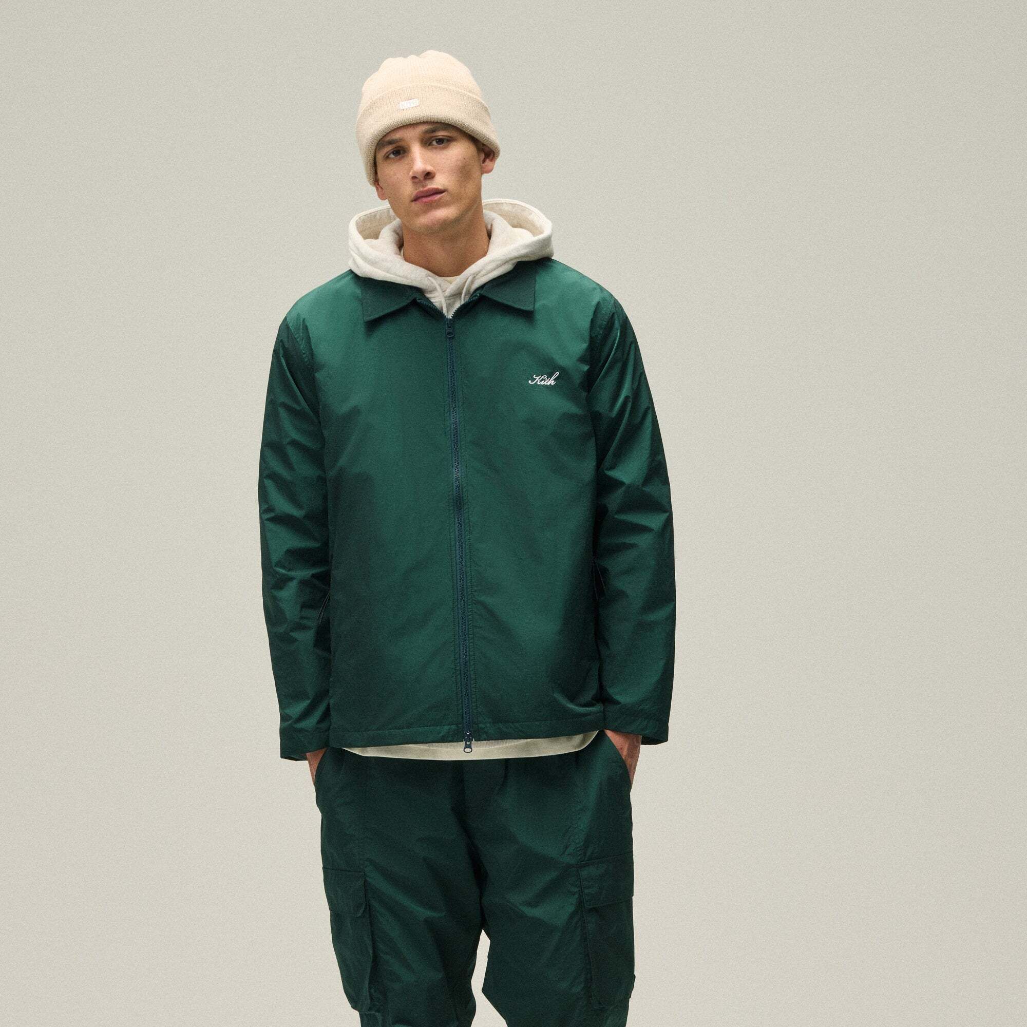 나일론 자켓 스타디움 Kith Wrinkle Nylon Jonas Coaches Jacket - Stadium 8284976185472