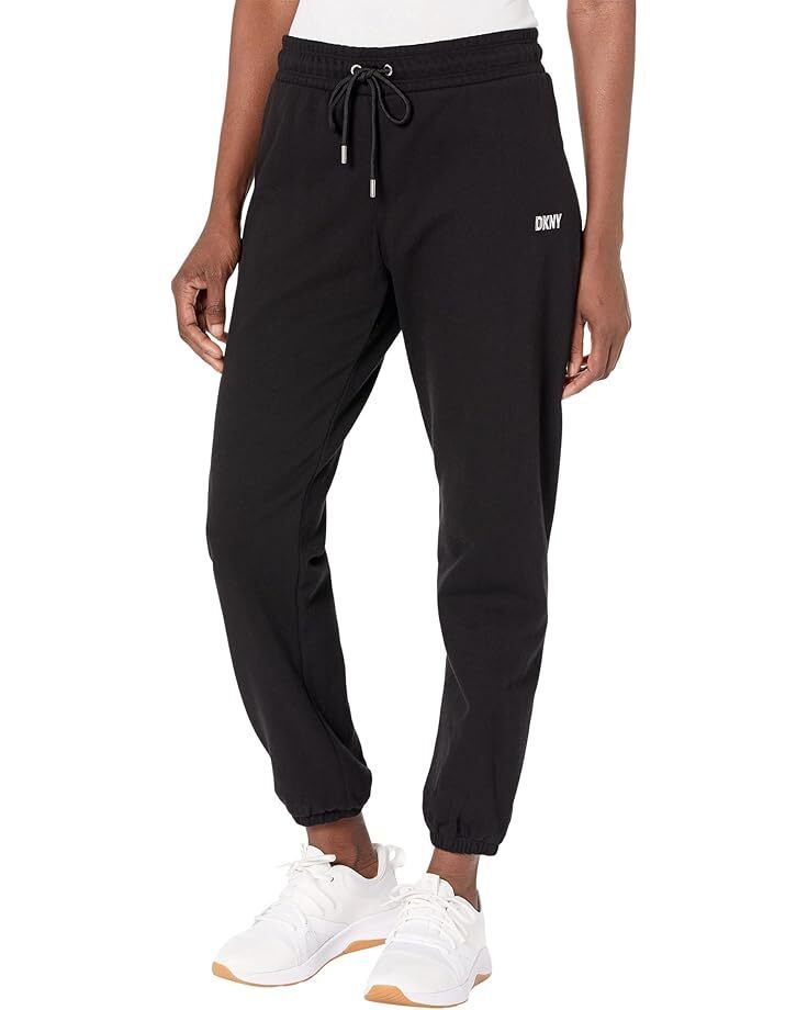 여성 메탈릭 로고 애브리데이 조거팬츠 Women's DKNY Metallic Logo Everyday Joggers  9855895147