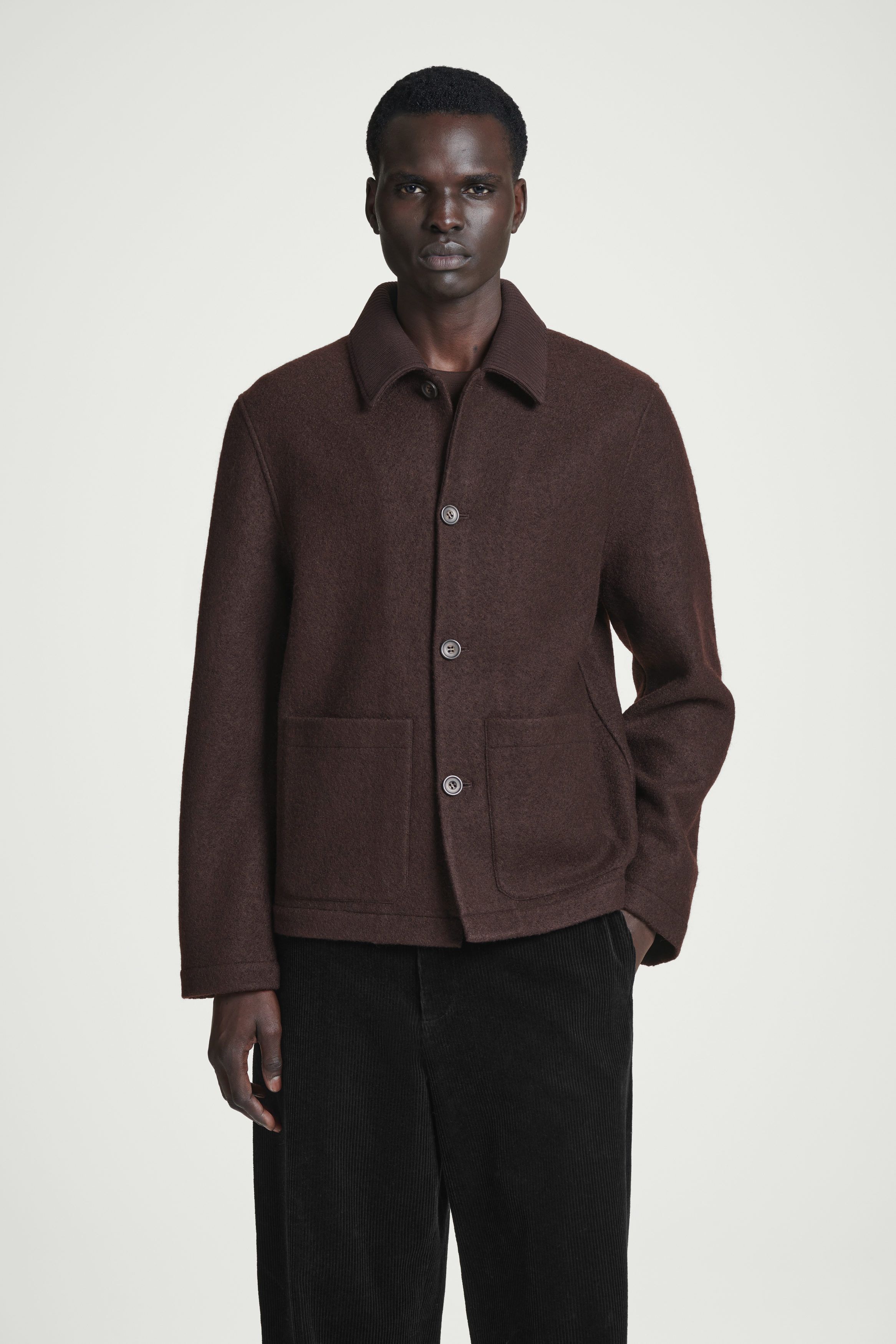 자켓 BOILED-WOOL CHORE JACKET 1250483002