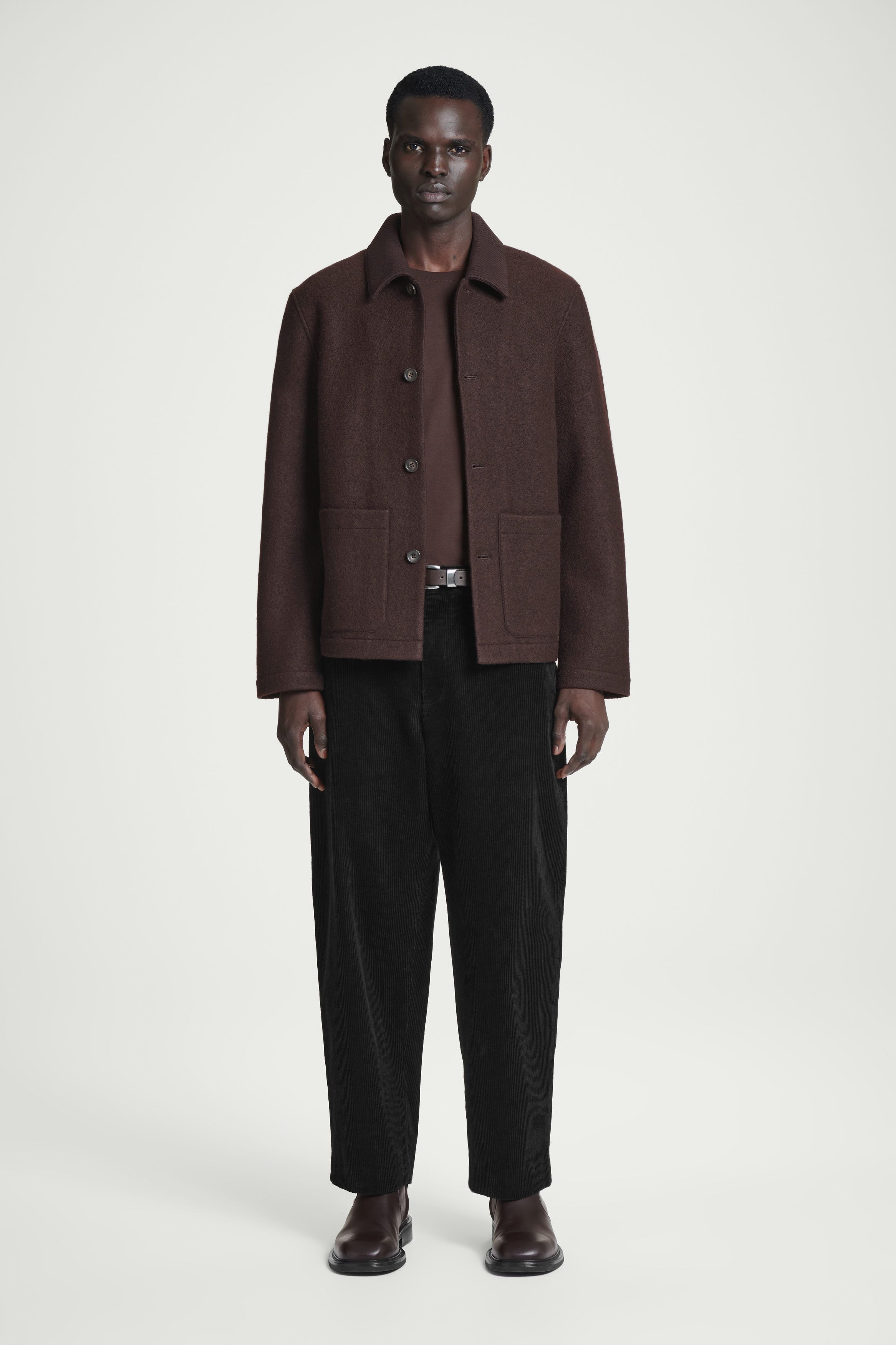 자켓 BOILED-WOOL CHORE JACKET 1250483002