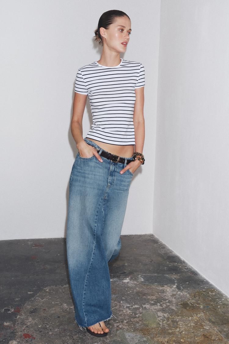 슬림 핏 티셔츠 코튼 SLIM FIT T-SHIRT WITH SUPIMA® COTTON 445875001