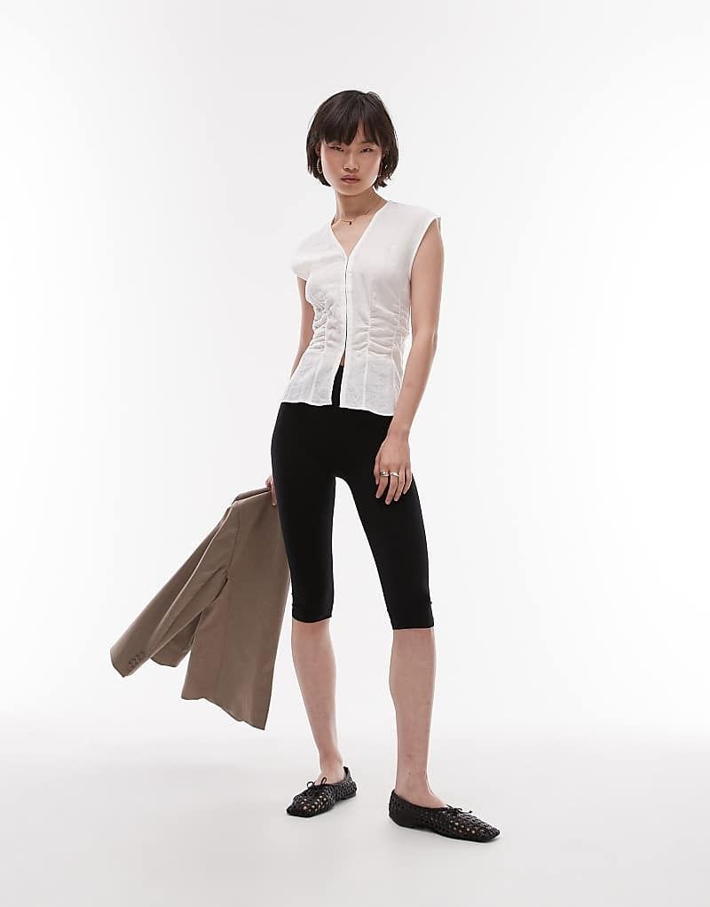 블랙 ARKET   Superweiche Capri-Leggings in Schwarz 208429268SCHWARZ