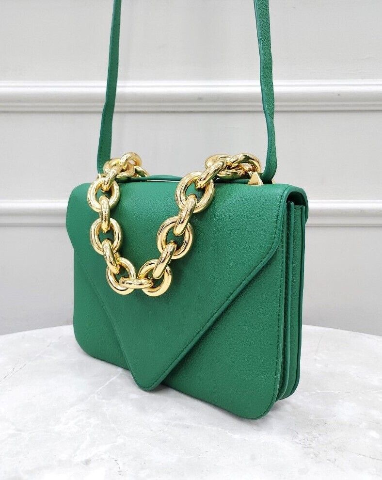 Bottega Veneta Mountgreen Leather Shoulder Bag 60483086 | eBay