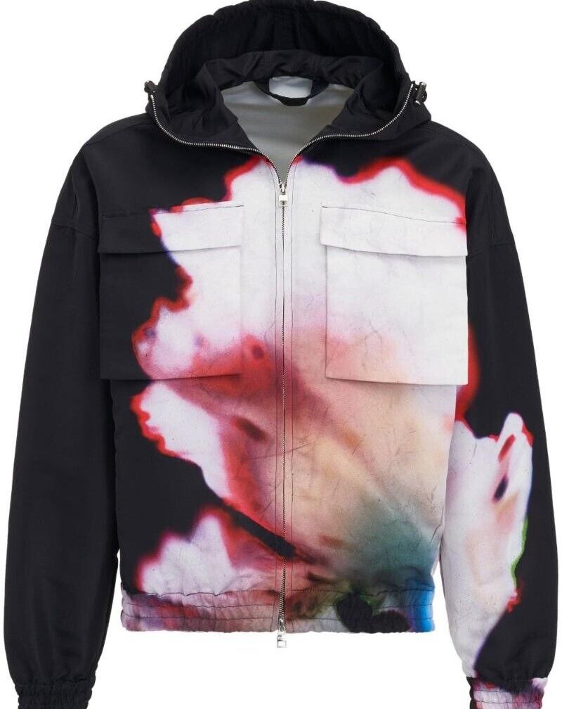 플로랄 프린트 바람막이 알렉산더 맥퀸 남성 FLORAL PRINT WINDBREAKER 자켓 749857QVR598500