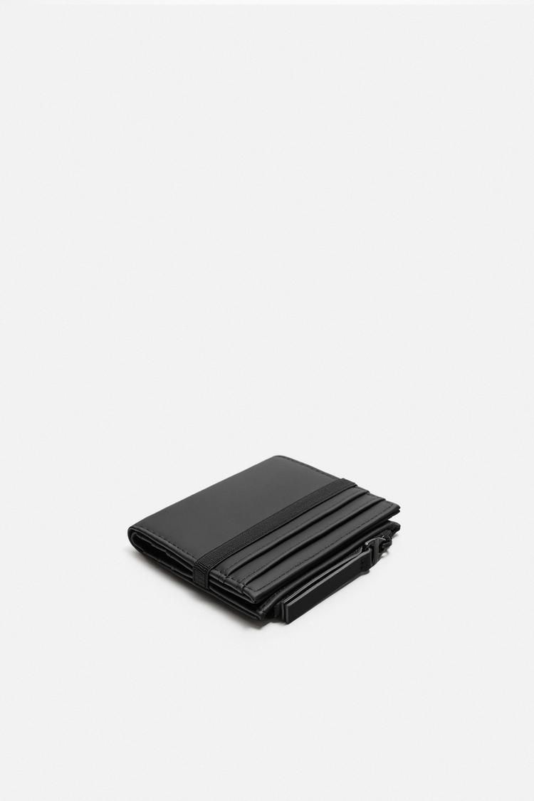 지갑 코인 RUBBERISED WALLET WITH COIN PURSE 452735203